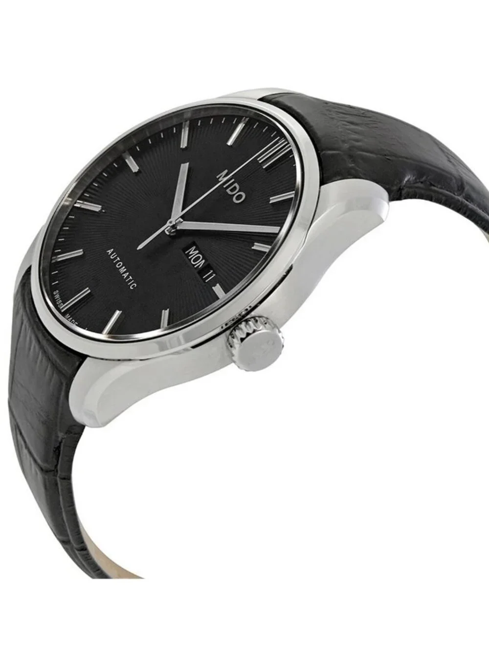 NWT Mido Belluna II Automatic Black Dial Men's Watch